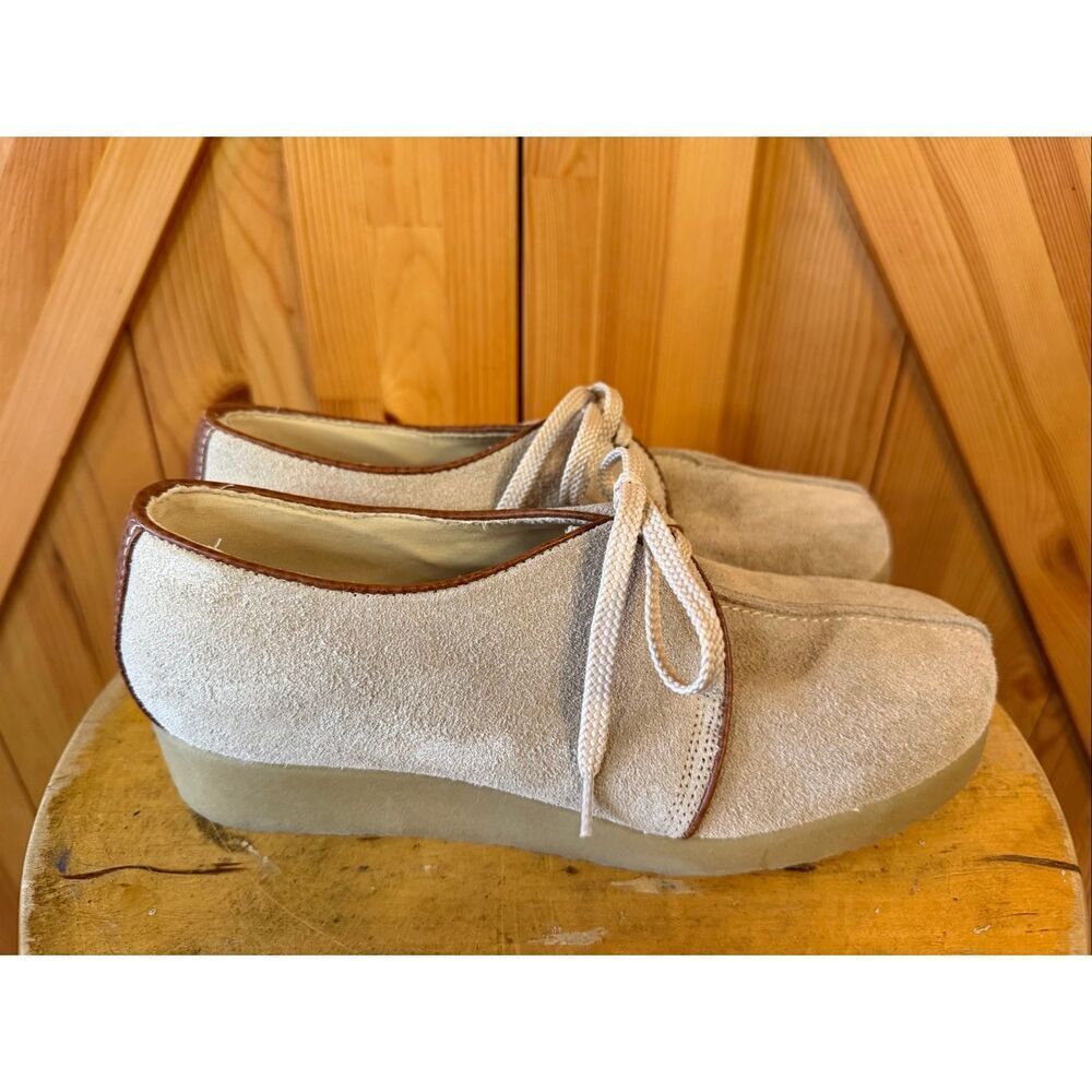 VTG Restricted Gum Sole Shoes Suede Leather Womens Sz 8